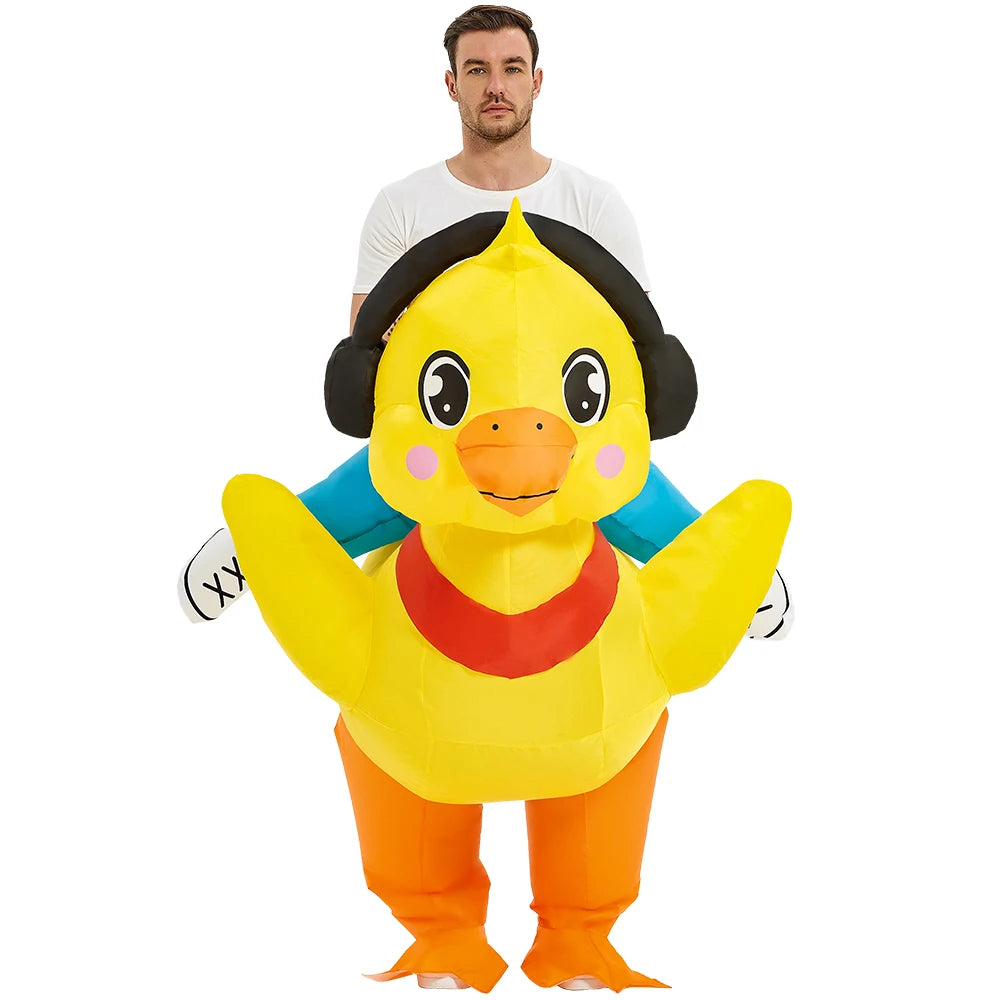 Inflatable Costume | Rooster Character | Adult Unisex | Halloween Party