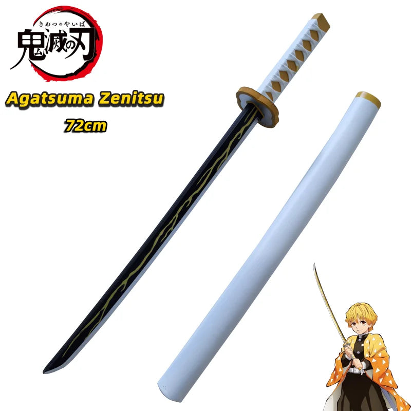Demon Slayer Katana Sword | 72 Cm Full Length | Eva Foam Material | Anime Prop