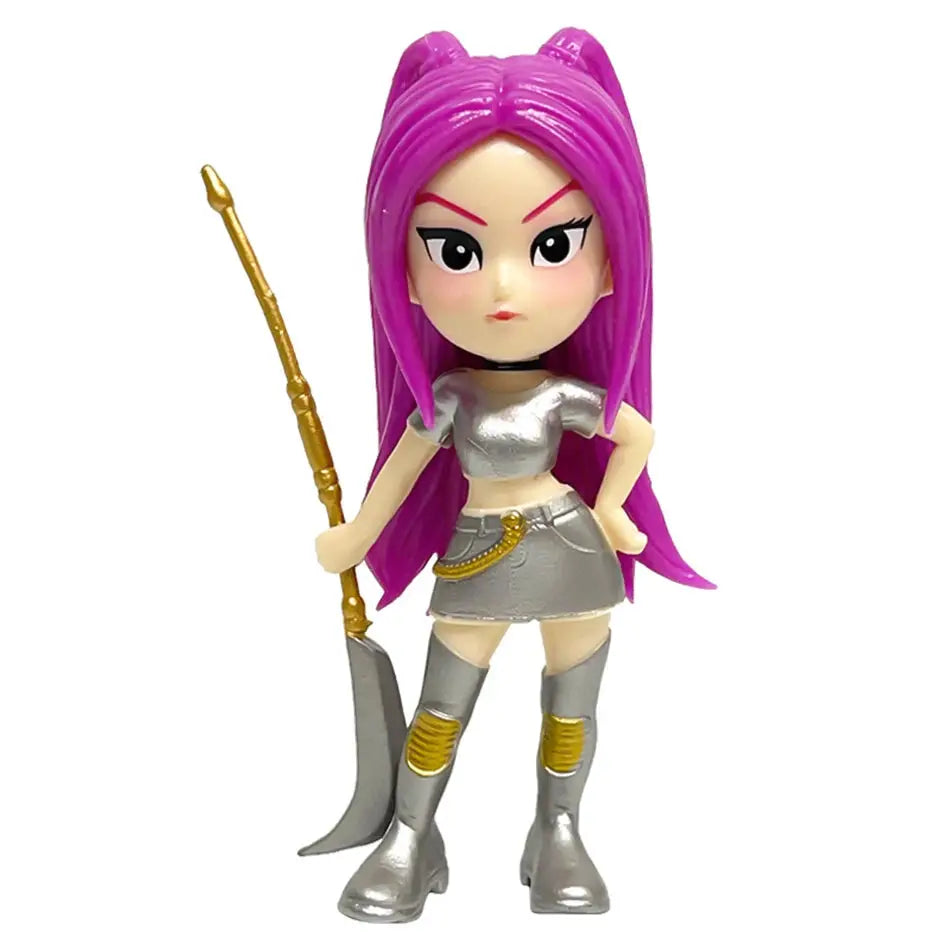 2026 Hot Anime KPop Devil Hunter Doll Vinyl Toy Rumi Mira Zoi Character Vinyl Mask Blind Box Ornament Toy anime figure - ToylandEU