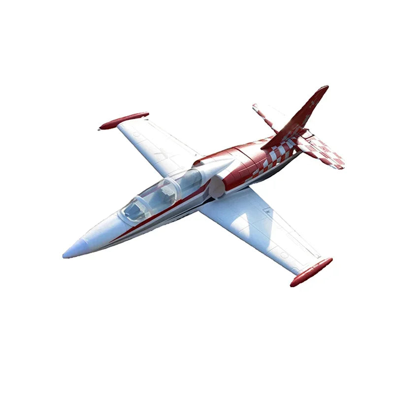 RC 64mm Han Dao L39 RC Fighter Aircraft - Electric Remote Control Training Plane Toy for All Skill Levels