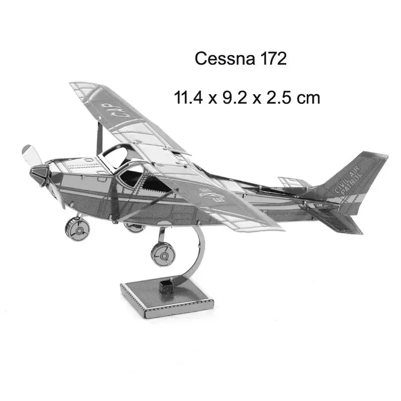 3D Metal Puzzle | Military Aircraft Kit | DIY Model Kit | J-20 J-10B