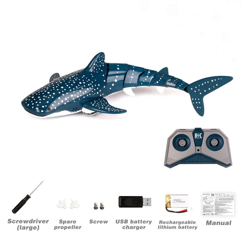 RC Remote Control Whale Boat Toy with Enhanced Motor and 2.4Ghz Remote Control ToylandEU.com Toyland EU