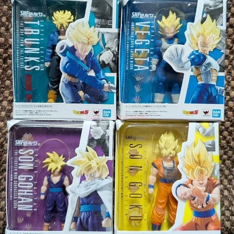 Dragon Ball Mini Figure Set | 5cm Height | Goku Vegeta Trunks | Gashapon Toy