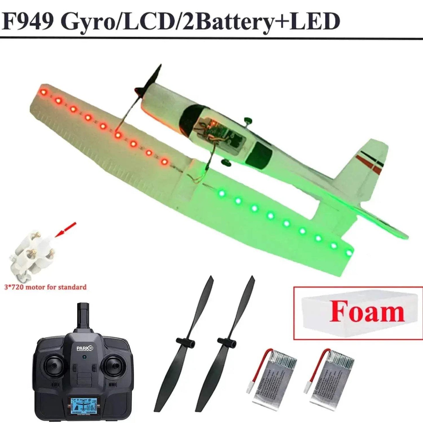 WLtoys 2.4G F949 LCD Version RC Airplane Cessna 182 RTF - ToylandEU