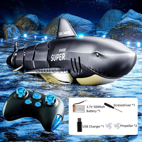 Remote Control Shark Boat with Realistic Movement and Waterproof Design ToylandEU.com Toyland EU