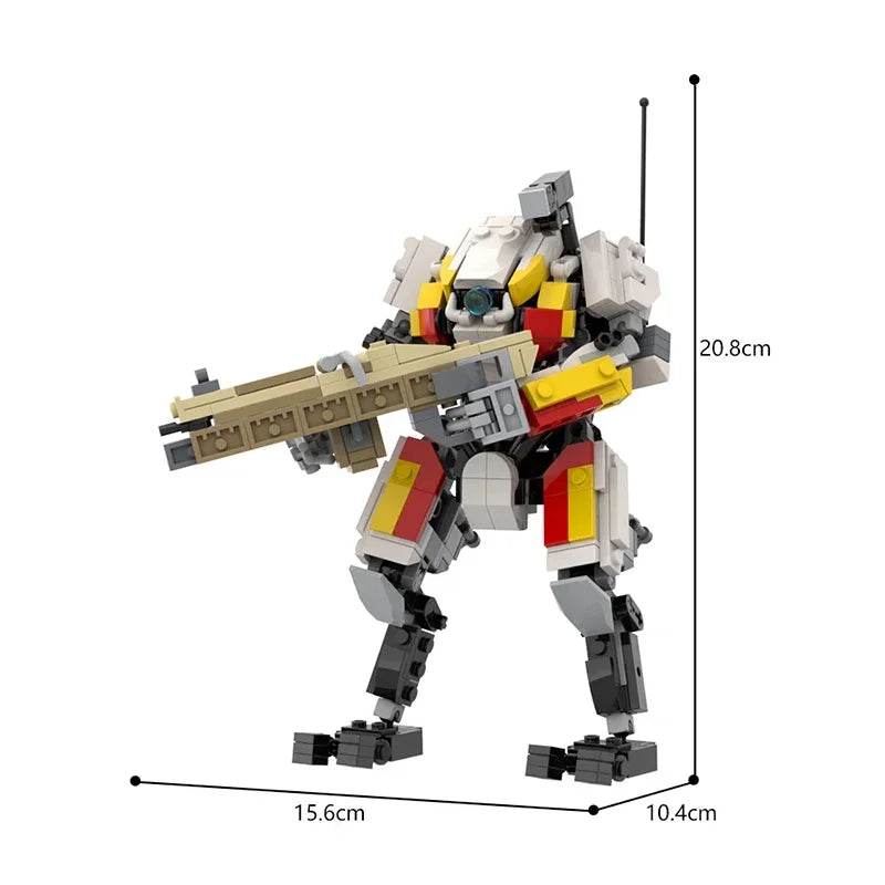 BuildMoc Titanfalls 2 Ion-class Titan Reaper Titan BT-7274 Set - ToylandEU