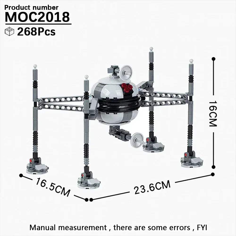 Space Droid Building Block Set Model Kit For Kids Learning - ToylandEU