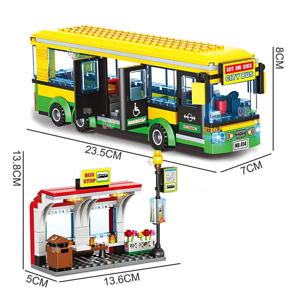 Yellow School Bus for City Passenger Transportation - ToylandEU