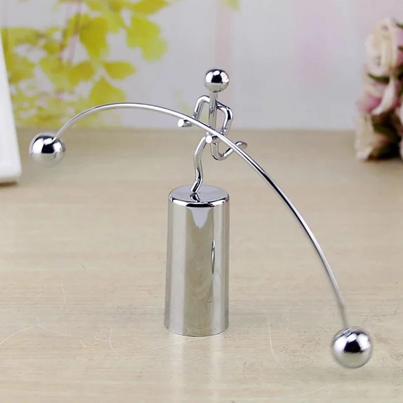 Metal Art Balance Toy - Decorative Weight Lifter Physics Toy - ToylandEU