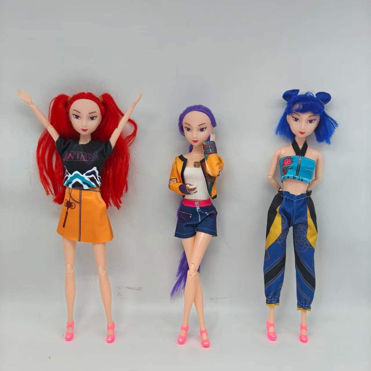 Princess Fashion Doll | Long Hair | Interchangeable Clothes | Articulated Joints