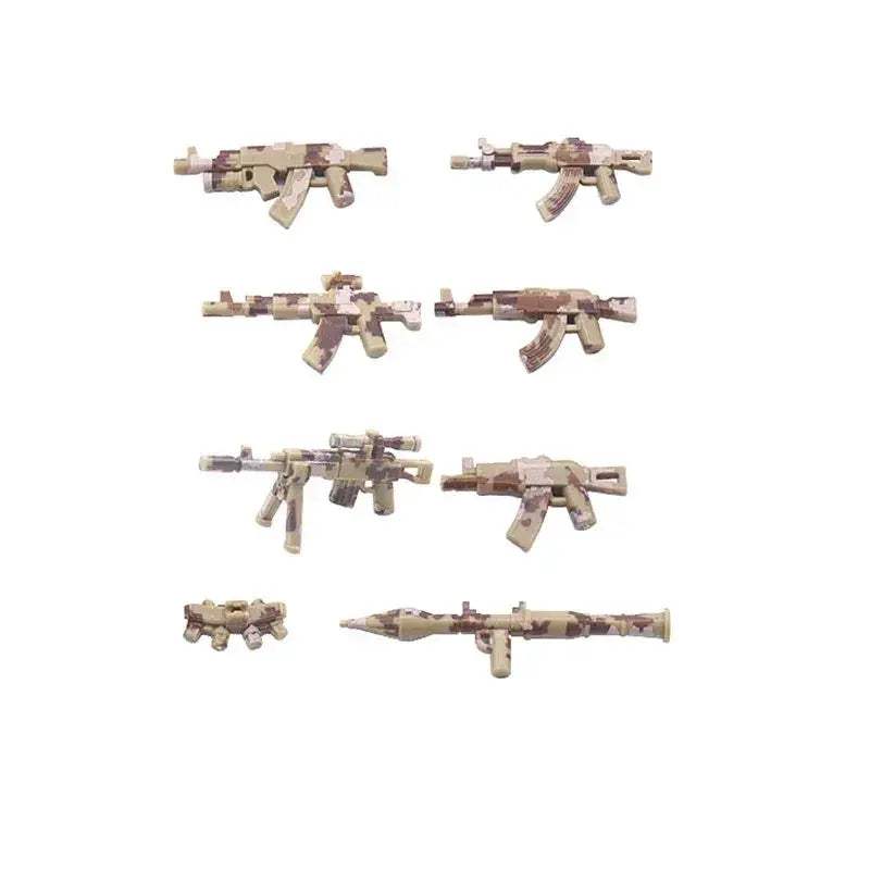 Lego Compatible Military Building Blocks Set With Weapons - ToylandEU