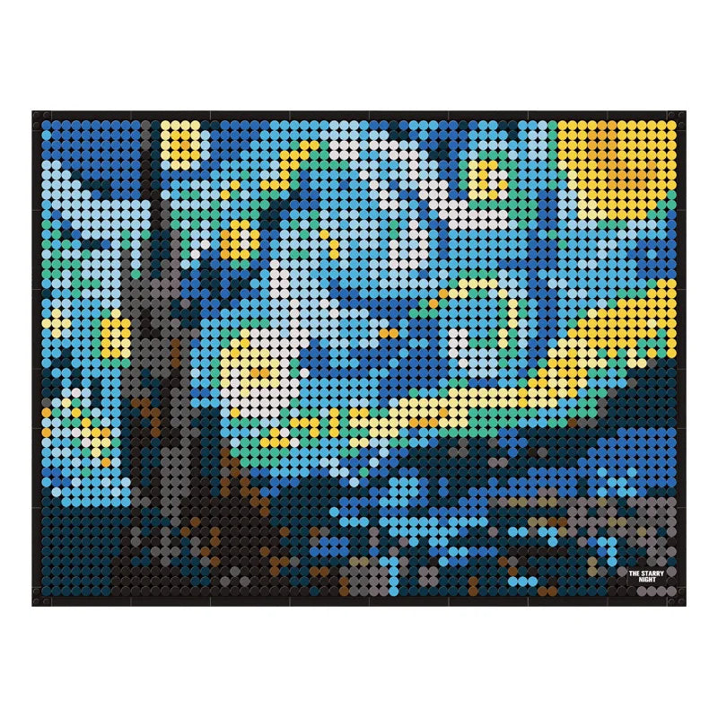 Building Blocks | Compatible With Lego | World Famous Painting Models | Art Home Decor