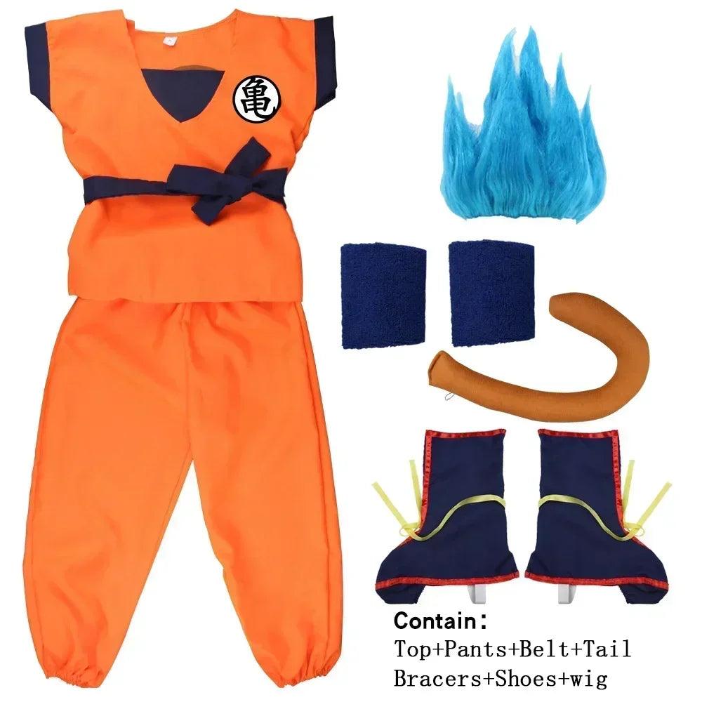 Goku Cosplay Costume | Blue Gold Kit | Toylandeu™