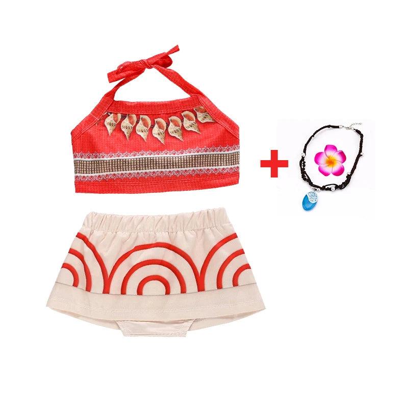 Moana Girls Costume | Ankle Length Dress | Toylandeu™