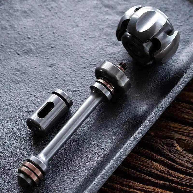 LAUTIE Fingertip Gyro NOIZ C-NANO EDC Out Of Print Decompression Luminous Metal Fidget Toy - ToylandEU