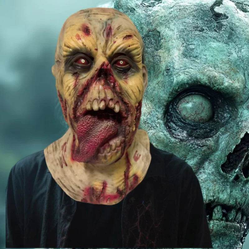 Latex Mask Realistic Alien Face Halloween Costume For Adults - ToylandEU