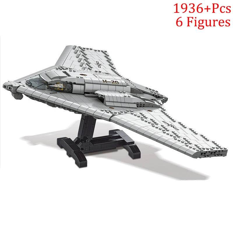 Military F/A-18E Super BumbleBee Fighter Plane Building Blocks - ToylandEU