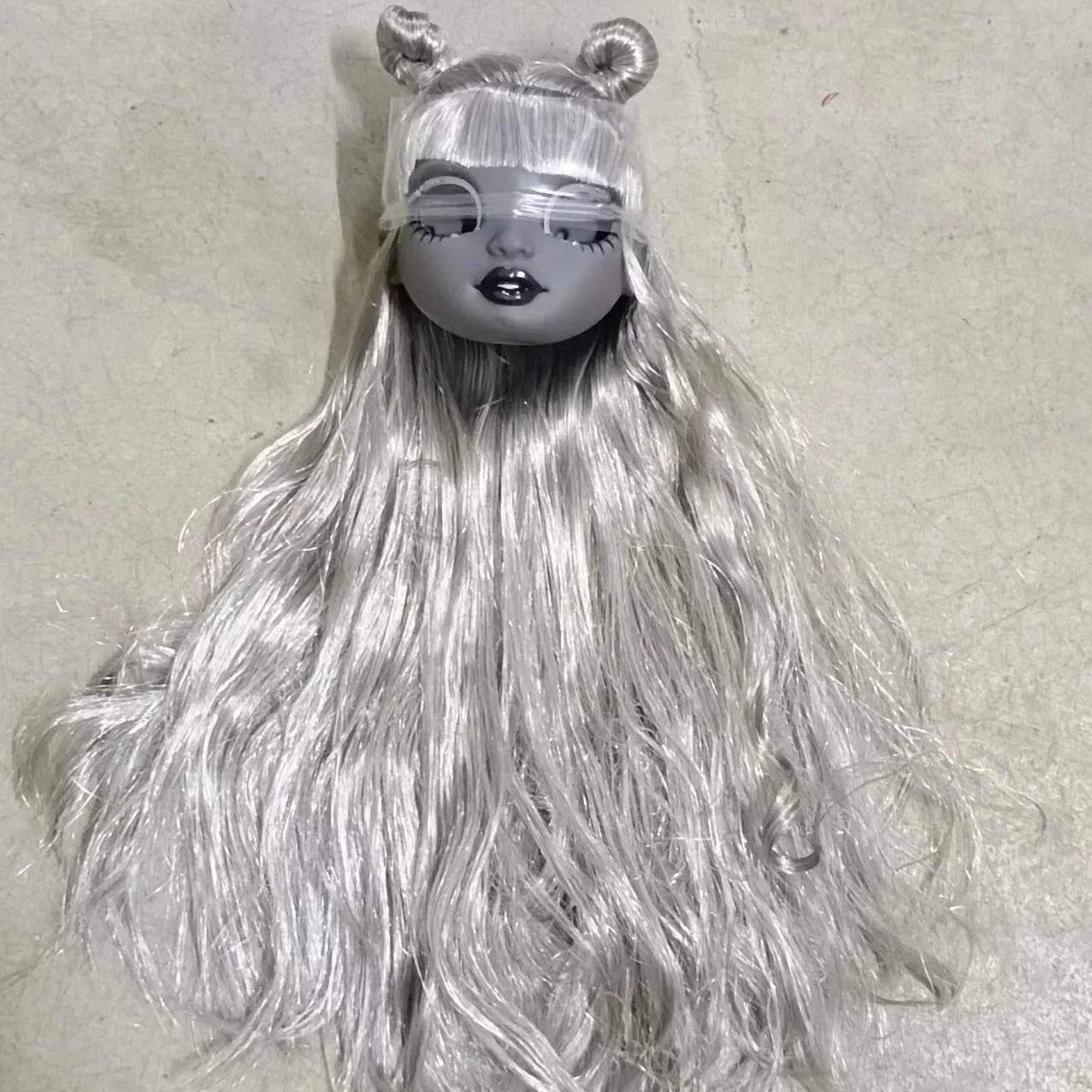 New Doll Head 29cm Rainbow Eyeless For DIY Dress Up - ToylandEU