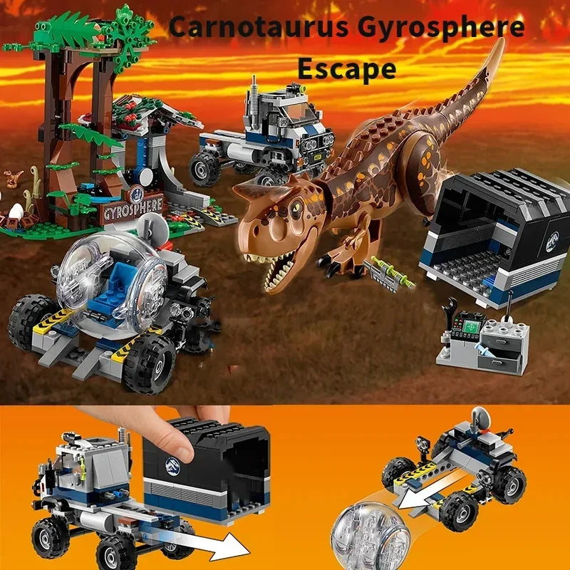 Dinosaur Building Blocks Air Mission Compatible Set 76976