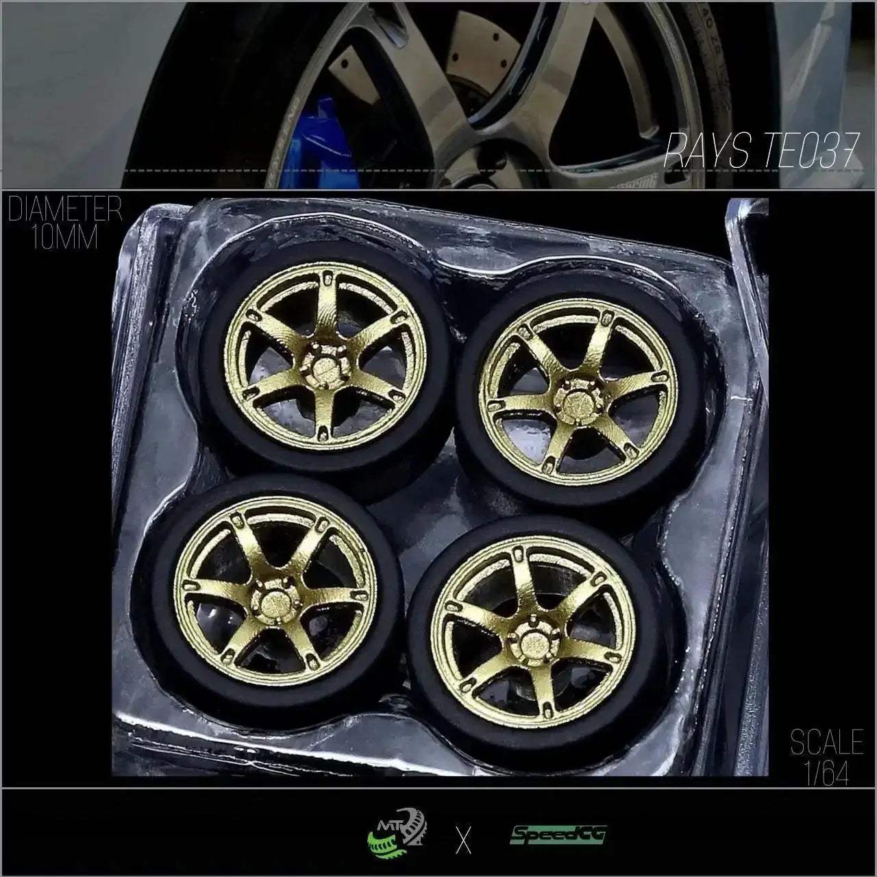 Diecast 1 64 Scale Wheels With Premium Rubber Tires - ToylandEU