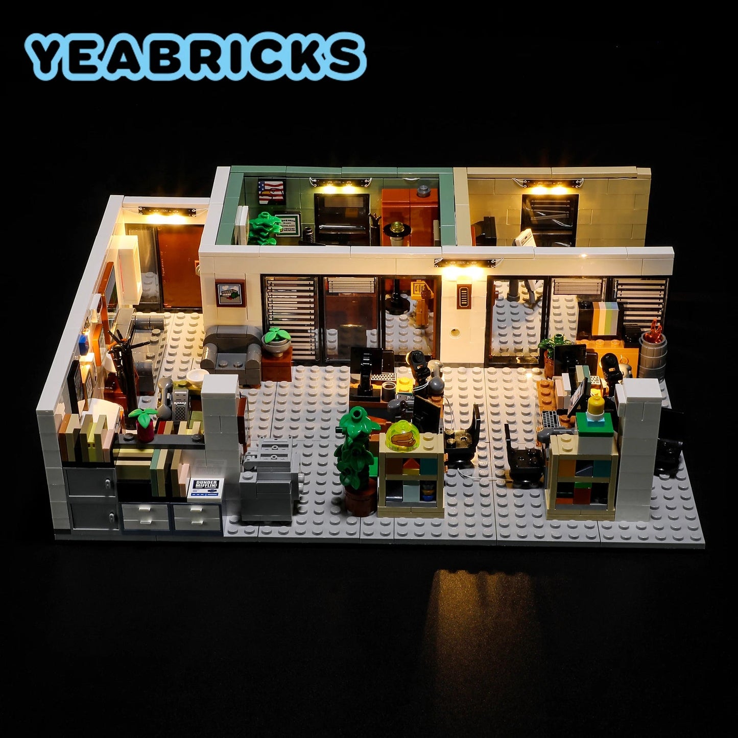 YEABRICKS LED Light Kit for The Office Building Blocks Set - Enhance Your Building Experience With Illumination! - ToylandEU