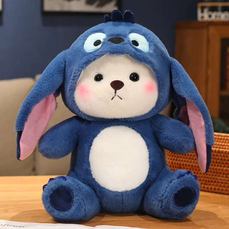 New Kawaii Lena Bears Stitch Plush Doll Turn into Teddy Bear Throw - ToylandEU