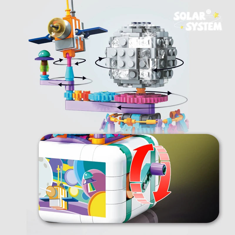 Building Blocks Solar System Model with 300 Pieces - ToylandEU