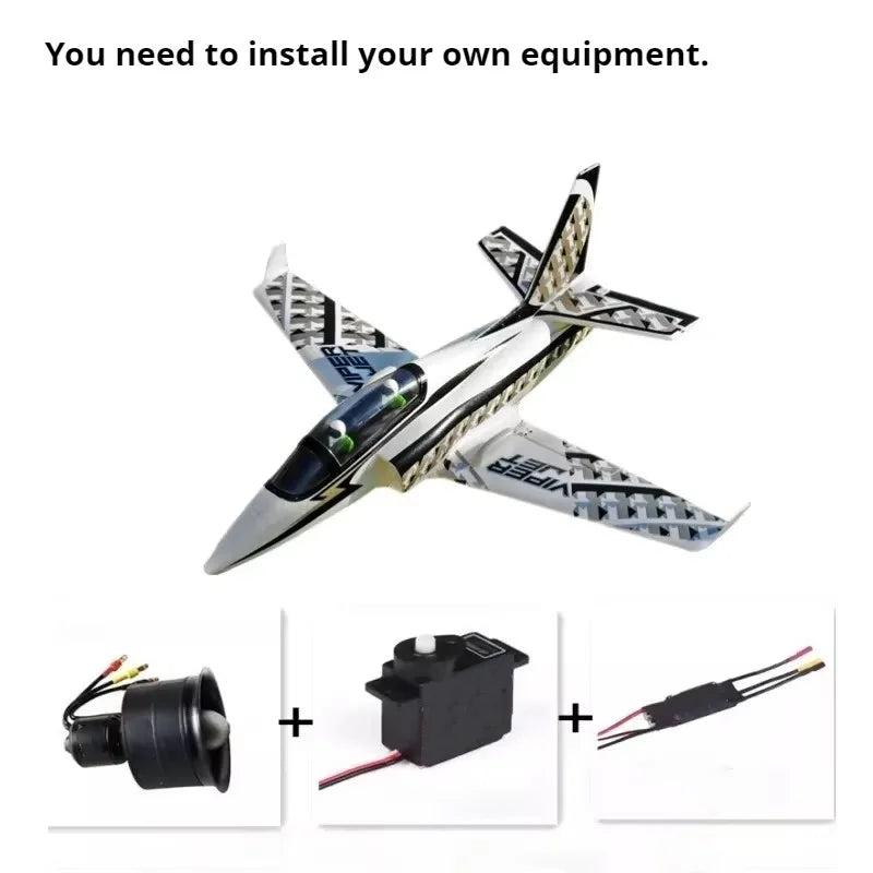 RC Viper 50mm Electric Remote-Controlled Ductal Aircraft - Ideal Gift for RC Plane Enthusiasts