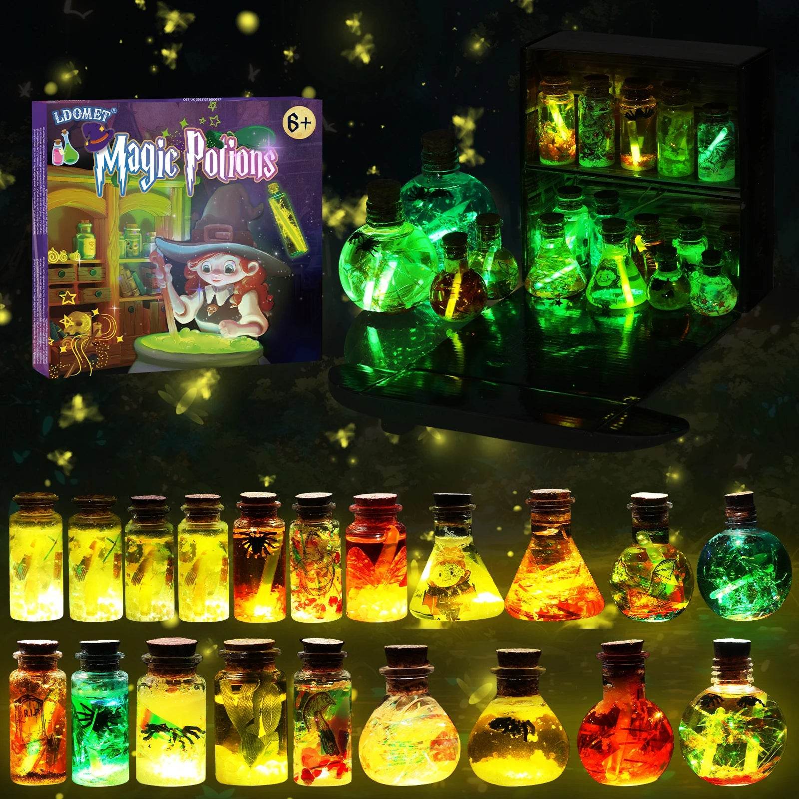 Fairy Magic Potions Kit Kids DIY Witch Glowing Spell Potion - ToylandEU