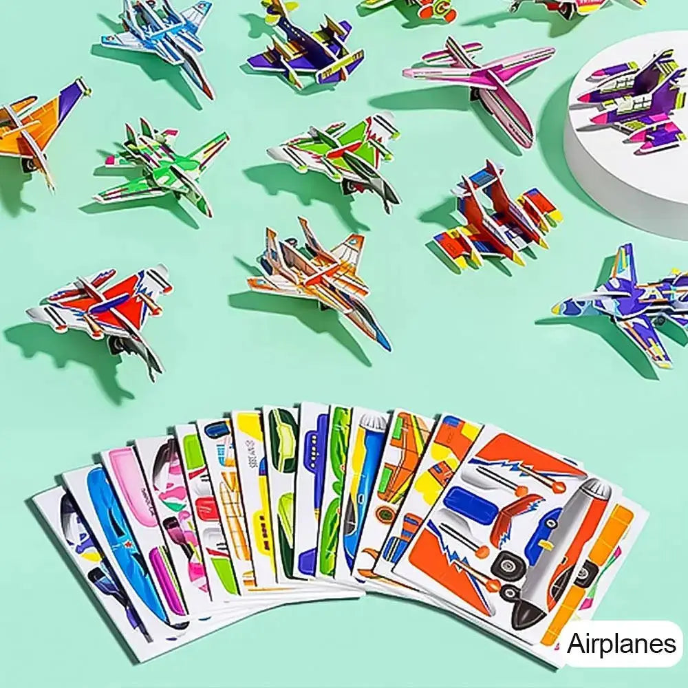 25Pcs 3D Puzzle Blocks Toys 3D Insect Paper Jigsaw Funny Paper Card Children Early Education - ToylandEU