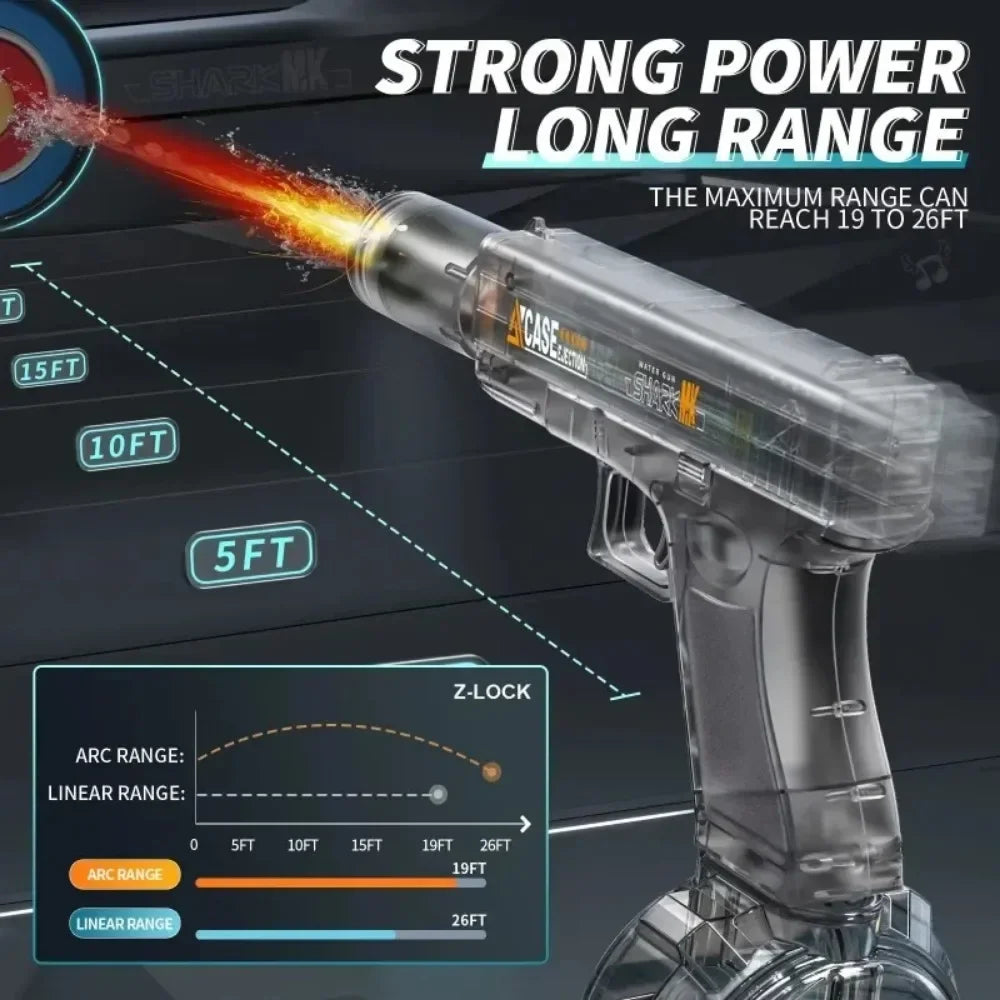 Water Gun | Electric Powered | Large Capacity | Beach Pool Party Ready
