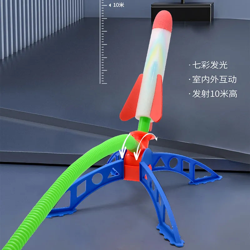 Kids' Luminous Stomp Rocket Launcher Toy - ToylandEU