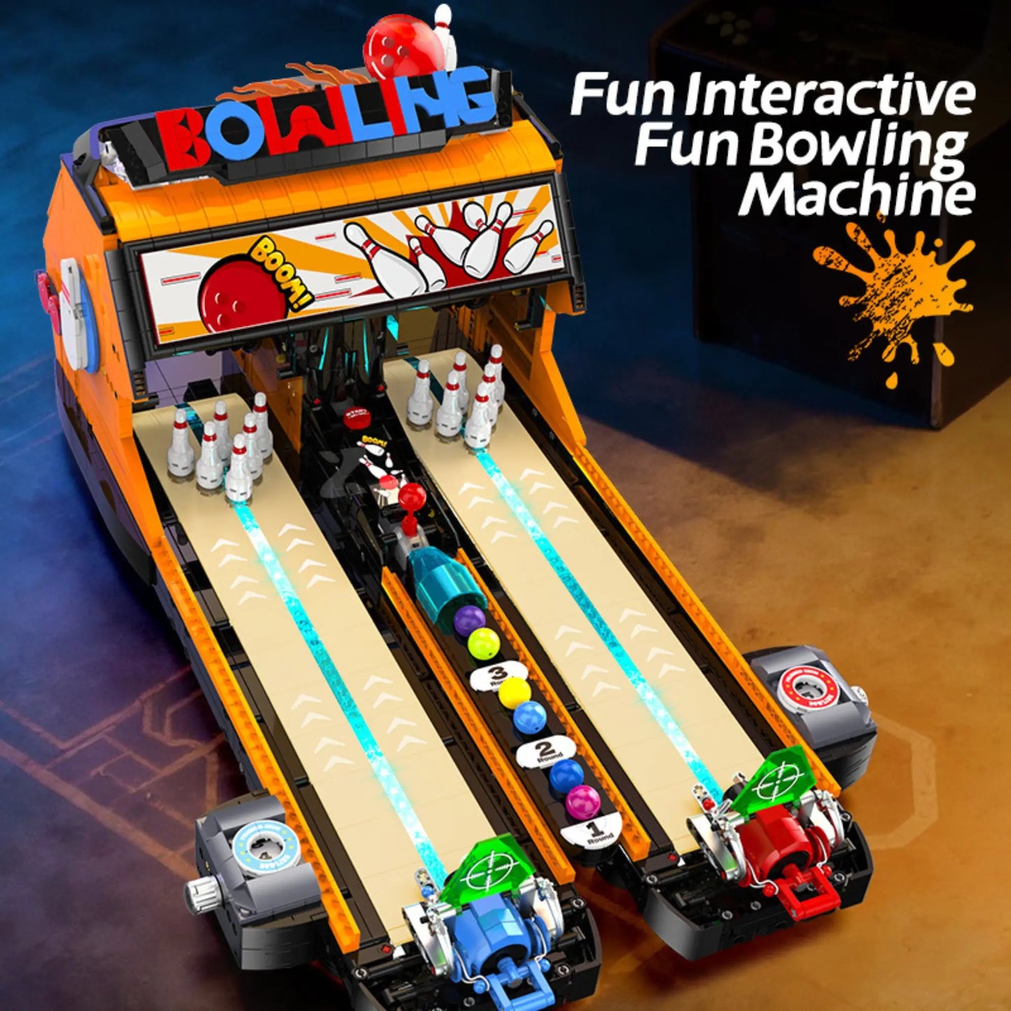 Building Block Set | 2598 Pieces | LEGO Compatible | Bowling Game Machine