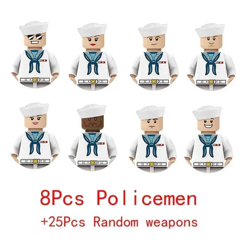 Lego Compatible Military Building Blocks Set With Figures - ToylandEU