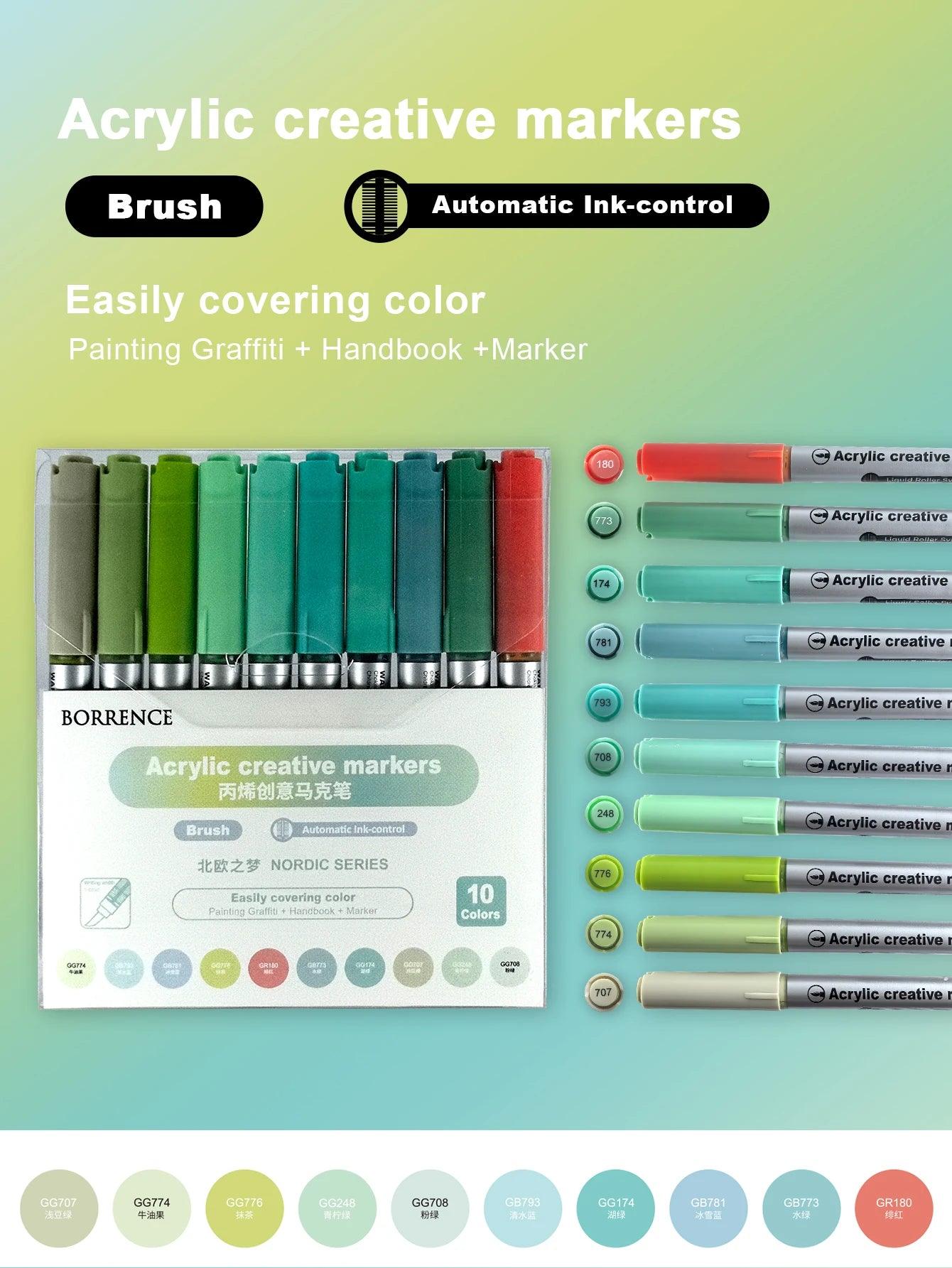 Acrylic Paint Markers | 120 Color Set | Toylandeu™