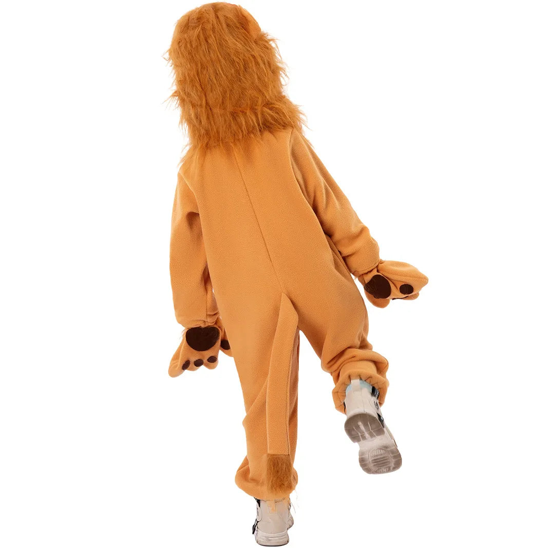 Cozy Lion Costume for Kids - Perfect Halloween Costume & Pajamas