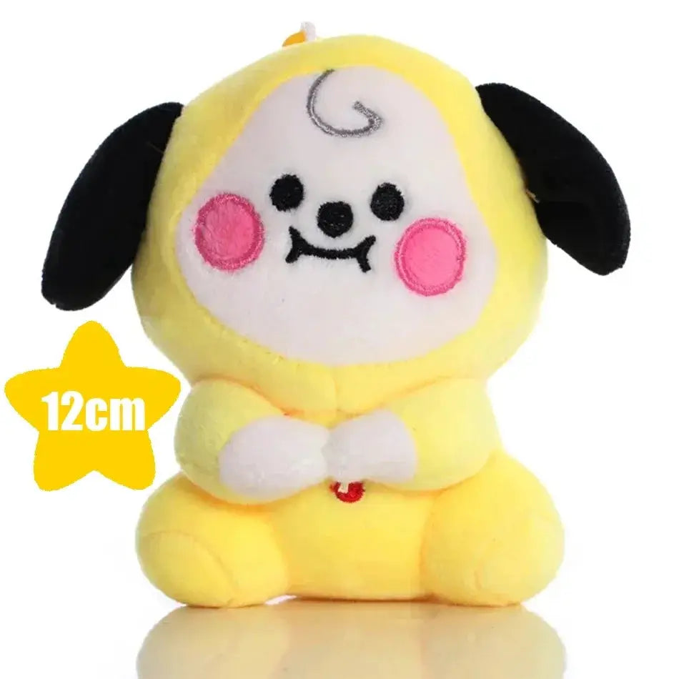 Plush Toy Tata Koay Shooky Mang Cooky Cartoon Animal Backpack Key Mobile Phone Pendant Office Relaxation Toys Friend Gift - ToylandEU