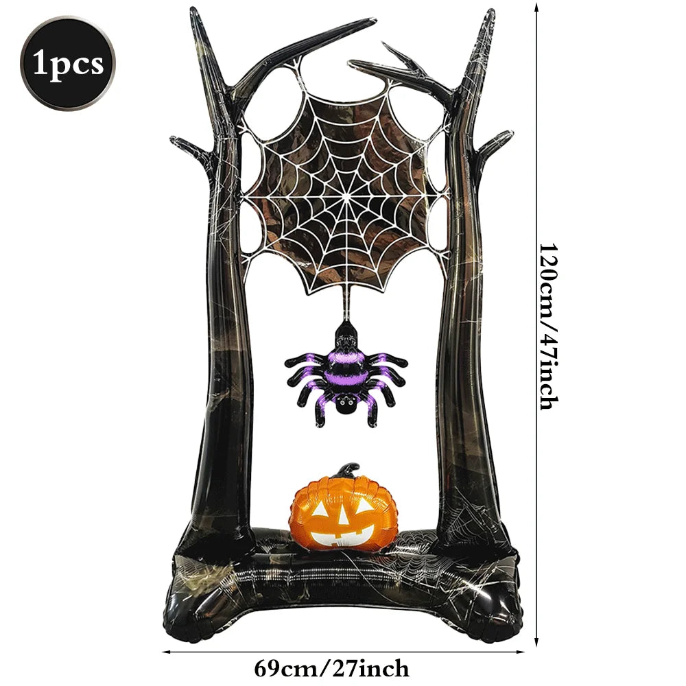 Standing Halloween Balloons | Large Foil Design | Grim Reaper Cut | Party Props