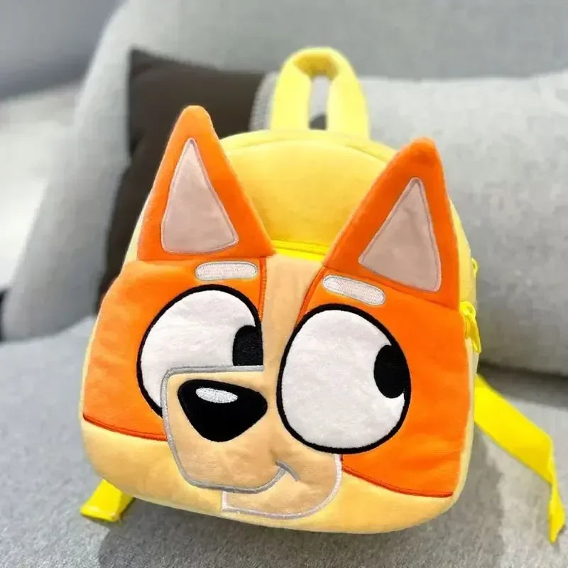 Bluey Plush Backpack: Fun Snack Bag for Kids' Adventures & Travel