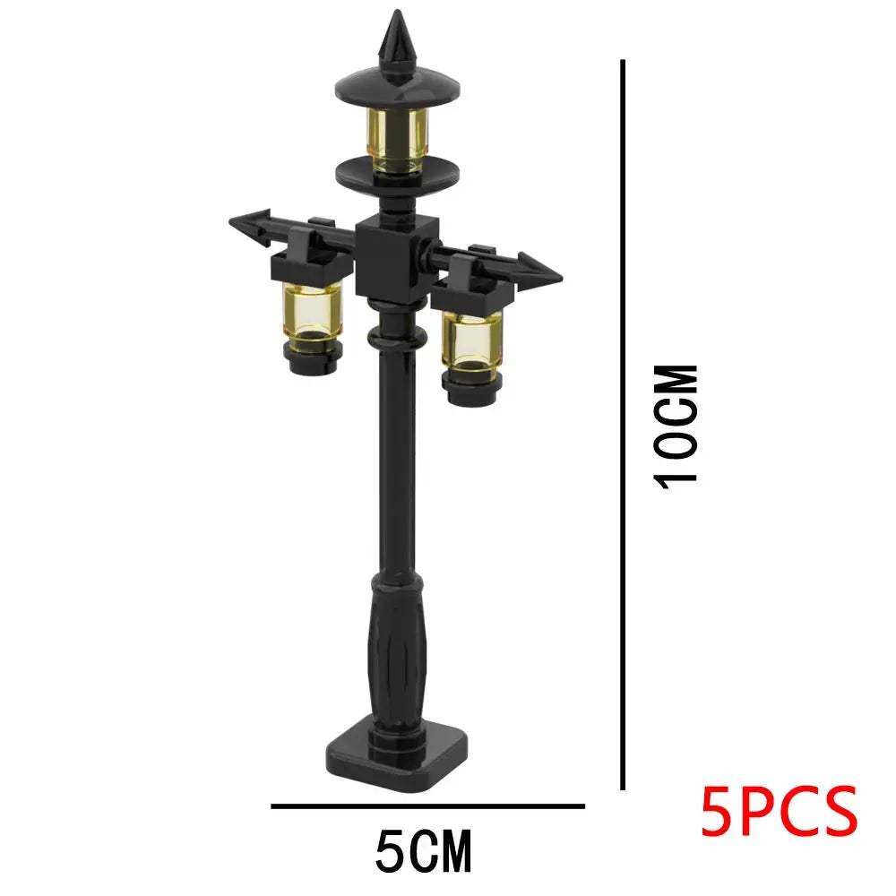 MOC City Series Scene Building Blocks Flower Shop Garden white poplar Men's restroom DIY Kids Toys Park Bench Street Lamp Toys - ToylandEU