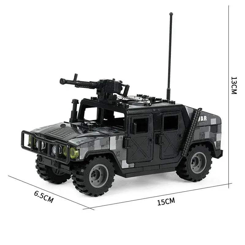 Lego Compatible Military Building Block Army Vehicle Set - ToylandEU