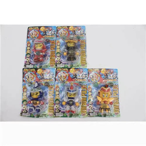 Robot Action Figure Set - 5 Mini Plastic Dolls ToylandEU.com Toyland EU