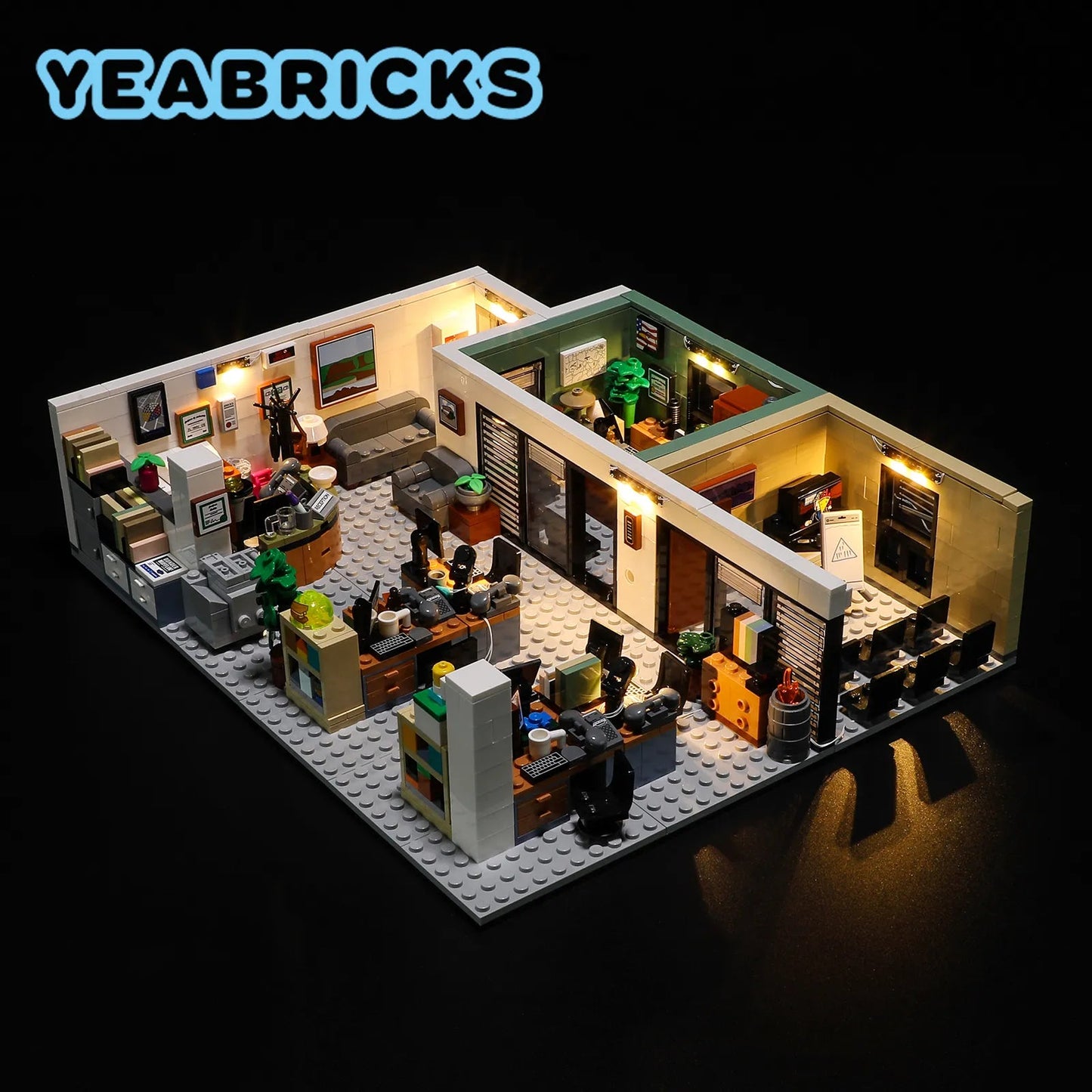 YEABRICKS LED Light Kit for The Office Building Blocks Set - Enhance Your Building Experience With Illumination! - ToylandEU