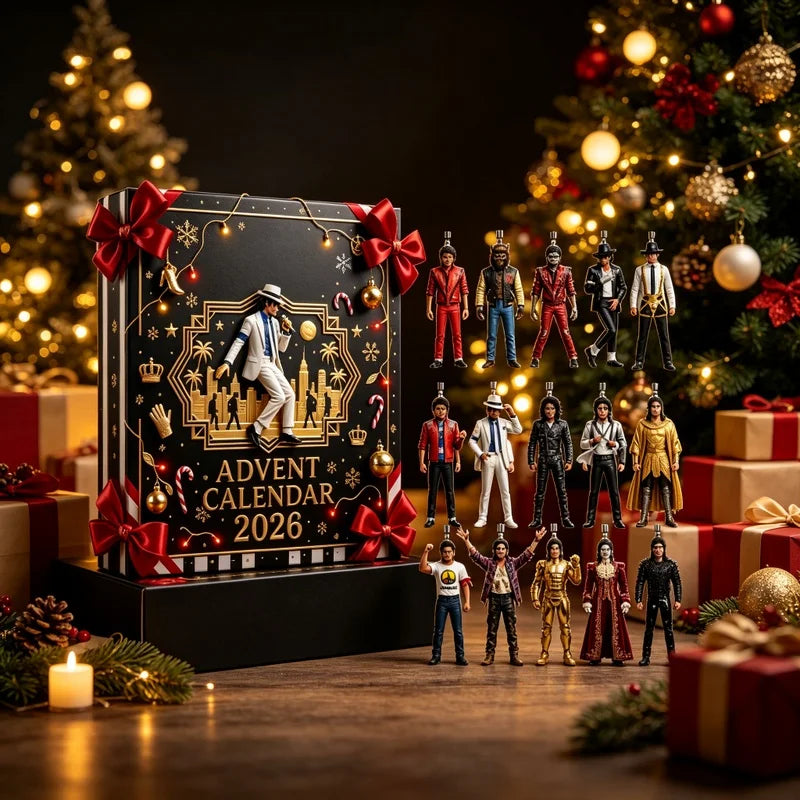 Christmas Advent Calendar | 24 Day Pop Figures | Plastic Toy Set | Holiday Music Fans