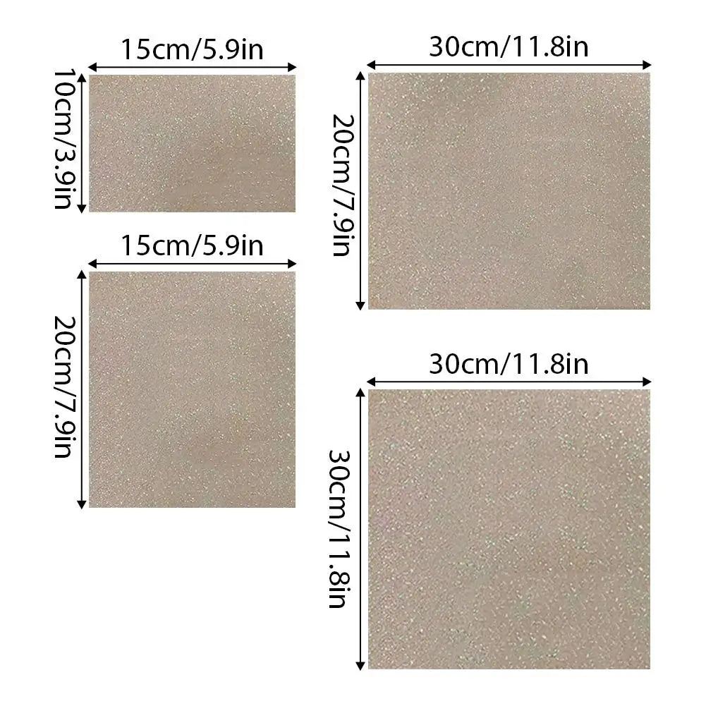 Perler Bead Kit | Sparkle Glitter Sheets | Ironing Paper | Set of 6
