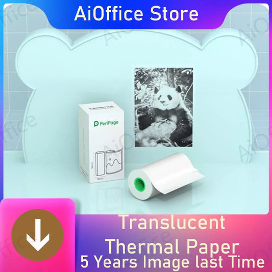 Translucent Sticky Paper Peripage Mini Printer Paper Sticker - ToylandEU