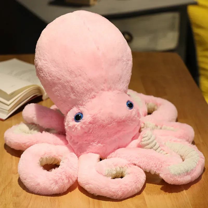 Lifelike Octopus Plush Toy Cushion For Kids Birthday Gift - ToylandEU