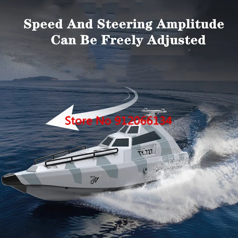 40KM/H Smart Alarm High Speed Remote Control Boat 2.4G 200M - ToylandEU