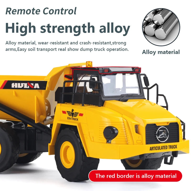 Remote Control  1:16 Scale Alloy Dump Truck with Forklift - ToylandEU