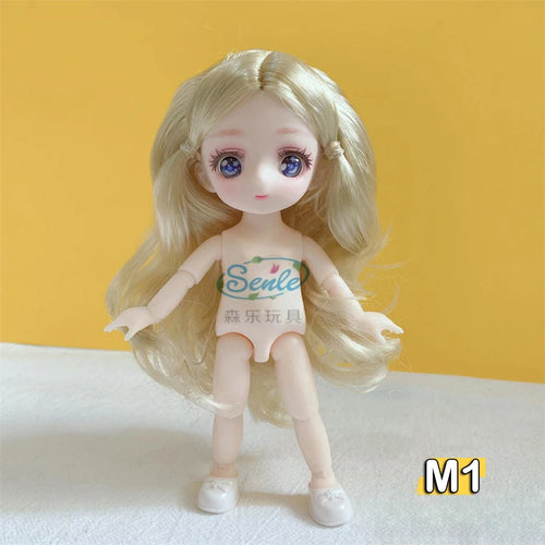 Anime Eye Naked Doll with Movable Joints and Shoes ToylandEU.com Toyland EU